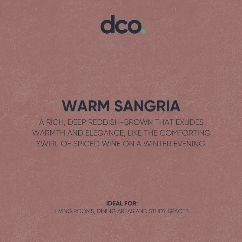 DCO Colour of the Year 2025 - Warm Sangria