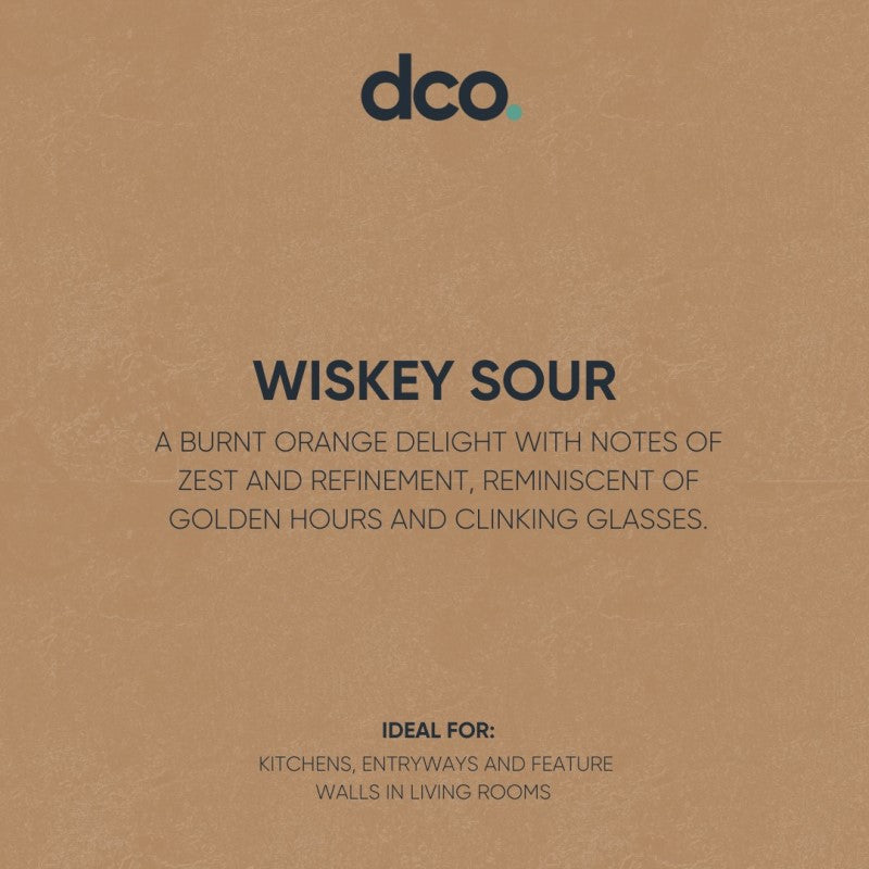 DCO Colour of the Year 2025 - Whiskey Sour