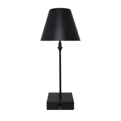 Pagazzi Lustre Black Rechargeable LED Table Lamp