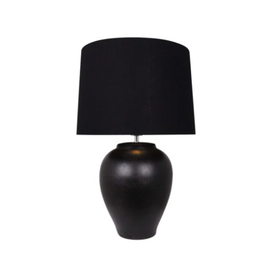 Pagazzi Belen Black Ceramic Table Lamp