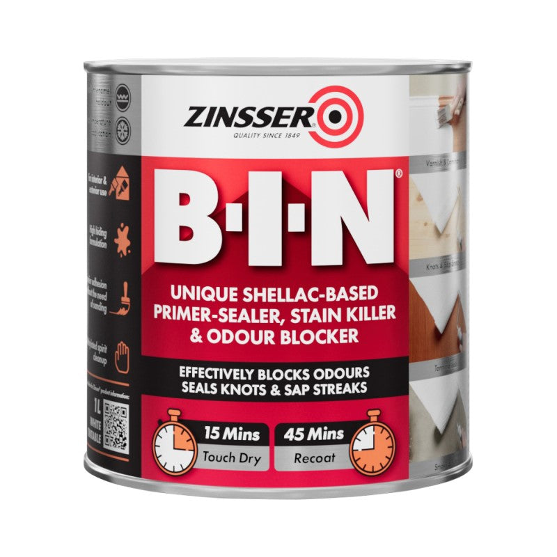 Zinsser B-I-N Interior & Spot Exterior Primer