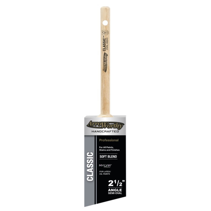 Arroworthy Classic Semi-Oval Brush - Pencil Handle