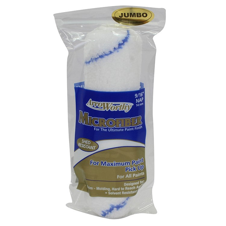 Arroworthy 6.5" Jumbo Microfiber Roller Sleeves - 9/16" Nap