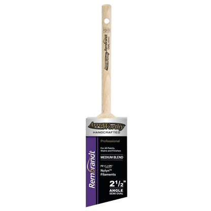 Arroworthy Rembrandt Semi-Oval Angled Brush - Pencil Handle