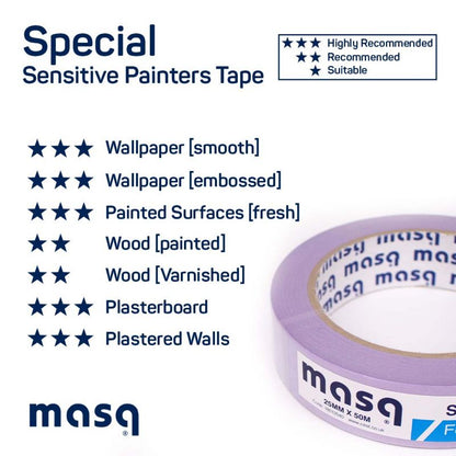 Masq Sensitive Painters Tape - 50m