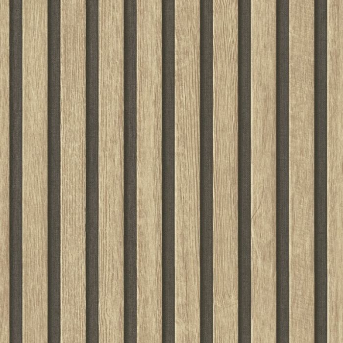 Wooden Slat 3D Wallpaper