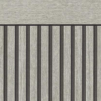 Scandi Wood Slat Wallpaper - Half Wall Panel