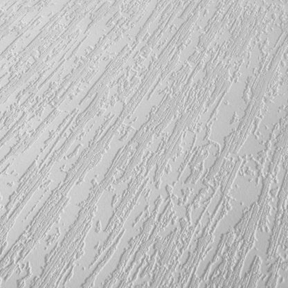 Bark Effect Textured Vinyl Wallpaper White 2409-10