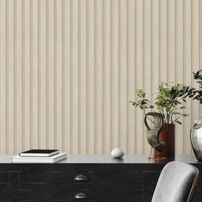 Wooden Slat 3D Wallpaper