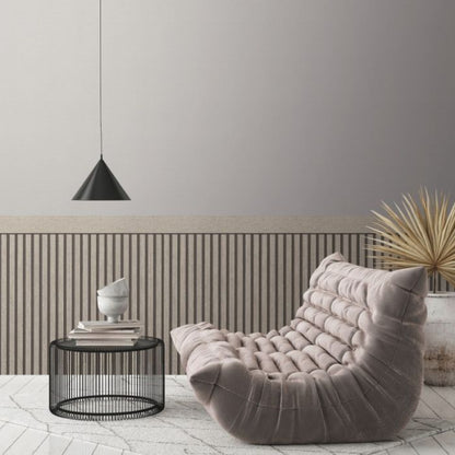 Scandi Wood Slat Wallpaper - Half Wall Panel