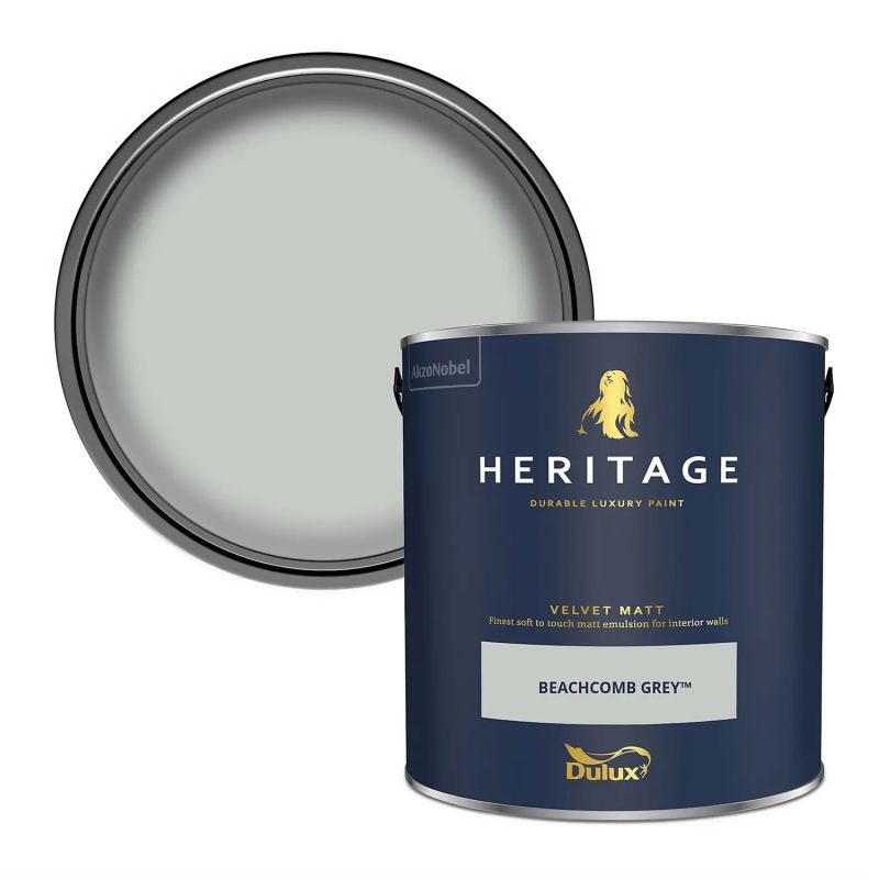 Dulux Heritage Matt Emulsion - Beachcomb Grey