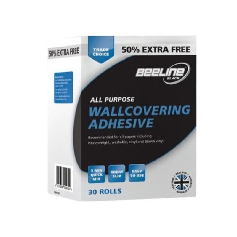 Beeline All Purpose Wallpaper Adhesive Value Multi 30 Roll Pack