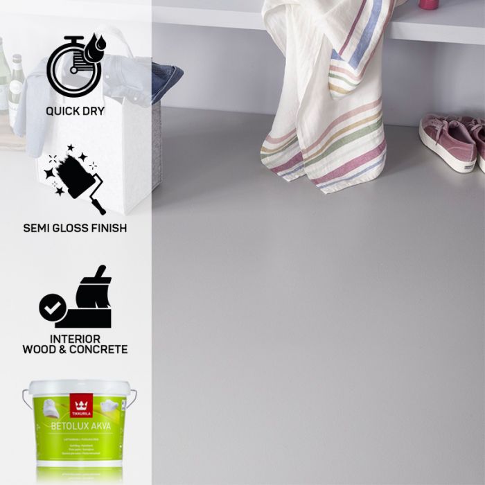 Tikkurila Betolux Akva Water-Based Floor Paint - Colour Match