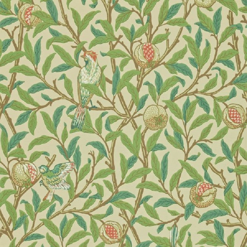 Morris & Co Bird & Pomegranate Wallpaper