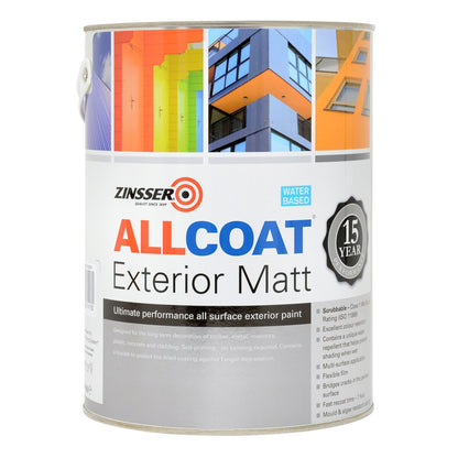 Zinsser AllCoat Matt - Designer Colour Match Paint - NTB2006 2.5L