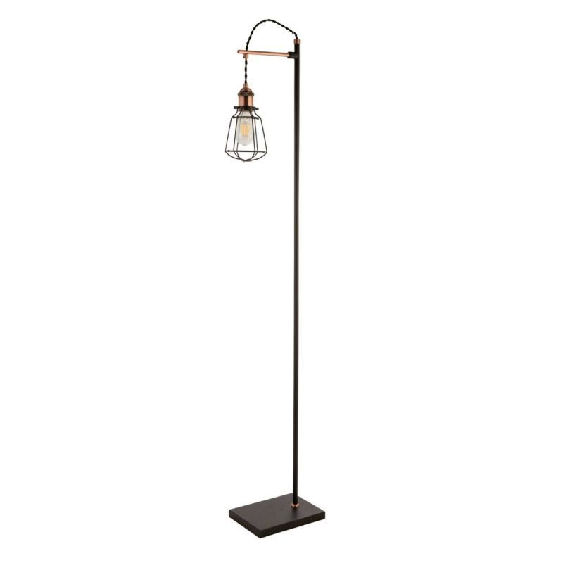 Pagazzi Burns Floor Lamp Black & Copper