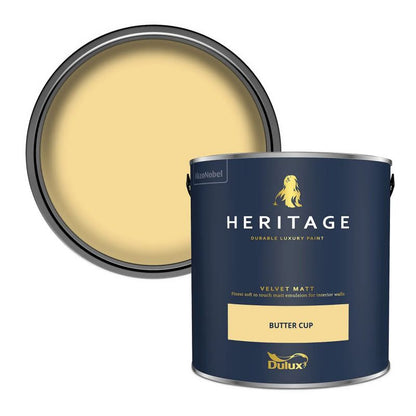 Dulux Heritage Matt Emulsion - Butter Cup