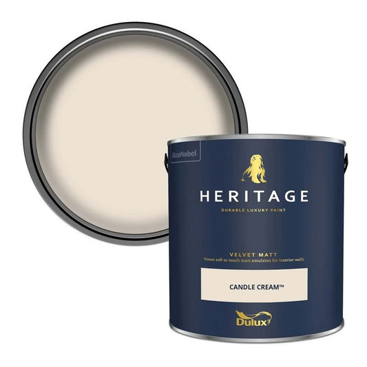 Dulux Heritage Matt Emulsion - Candle Cream