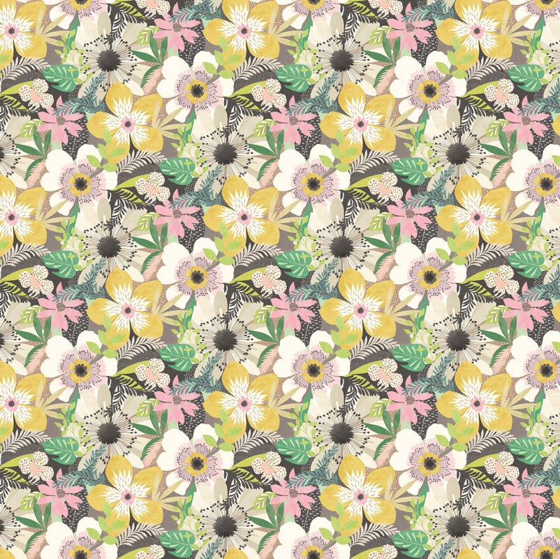 Ohpopsi Floral Riot Wallpaper