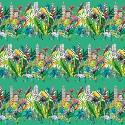 Ohpopsi Urban Tropic Wallpaper