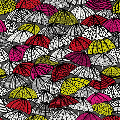 Ohpopsi Jolly Brollies Wallpaper