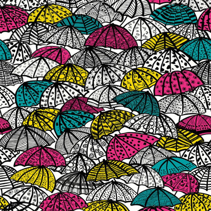 Ohpopsi Jolly Brollies Wallpaper