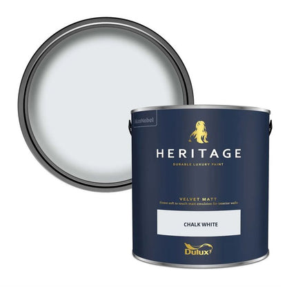 Dulux Heritage Matt Emulsion - Chalk White