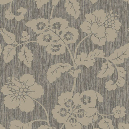 Chambray Trail Floral Leaf Wallpaper