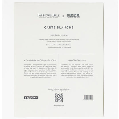 Farrow & Ball Carte Blanche Paint Sample Swatch - Hog Plum