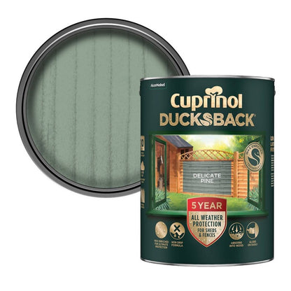 Cuprinol 5 Year Ducksback Fence & Shed Treatment - Delicate Pine