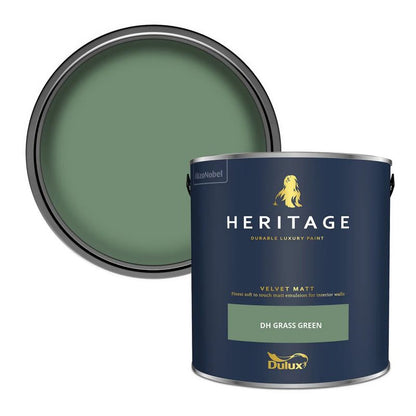 Dulux Heritage Matt Emulsion - DH Grass Green