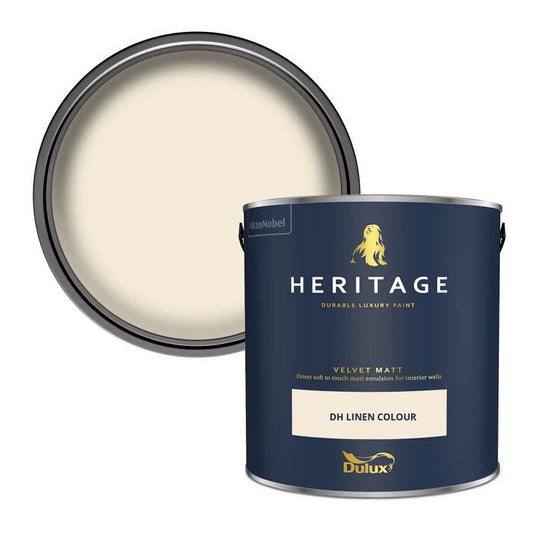 Dulux Heritage Matt Emulsion - DH Linen Colour