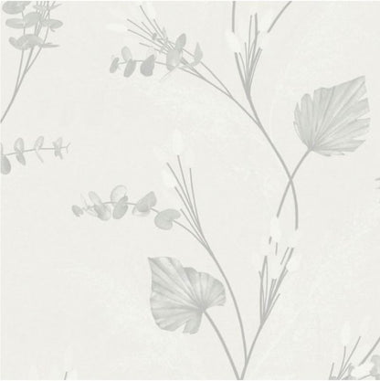 Amarante Bunny Tails and Pampas Heavy Weight Vinyl Wallpaper