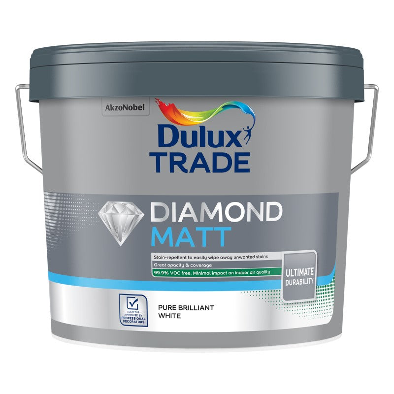 Dulux Trade Diamond Matt - Pure Brilliant White