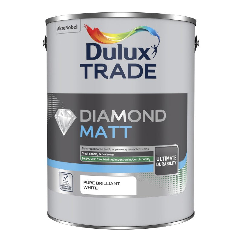 Dulux Trade Diamond Matt - Pure Brilliant White