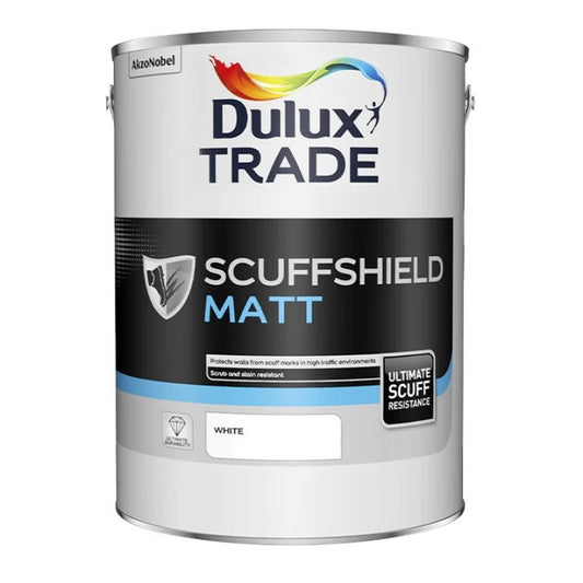 Dulux Trade Scuffshield Matt Paint - White