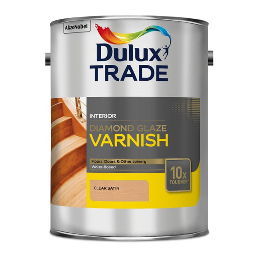 Dulux Trade Diamond Glaze Varnish - Clear