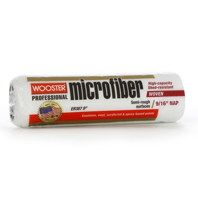 Wooster 9" MicroFiber Roller Sleeve 9/16" Nap - Medium Pile