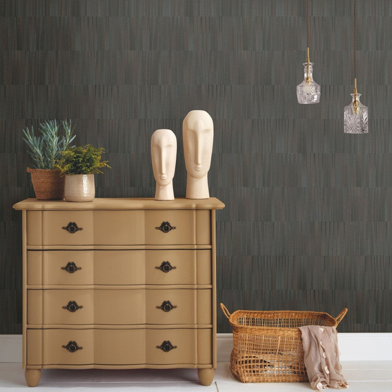 Erismann Martinique Linear Stripe Wallpaper Brown