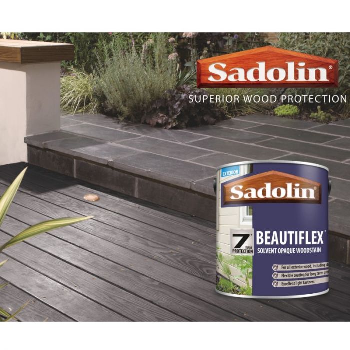 Sadolin Beautiflex Solvent Opaque Woodstain - Tinted Colour Match