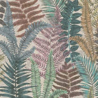 Botanical Garden Fern Leaf Wallpaper Multi