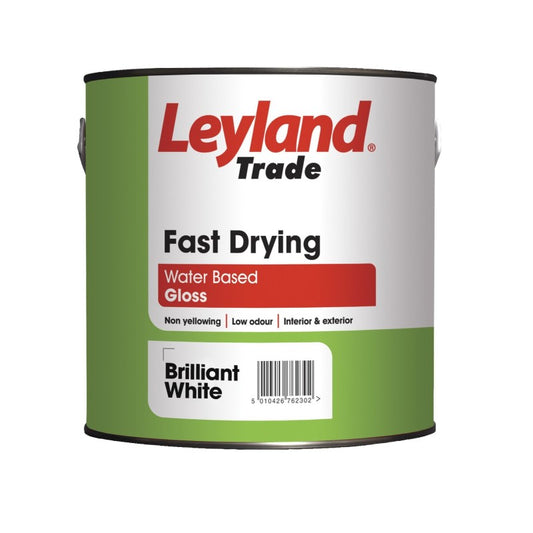 Leyland Trade Fast Drying Gloss Paint - Brilliant White