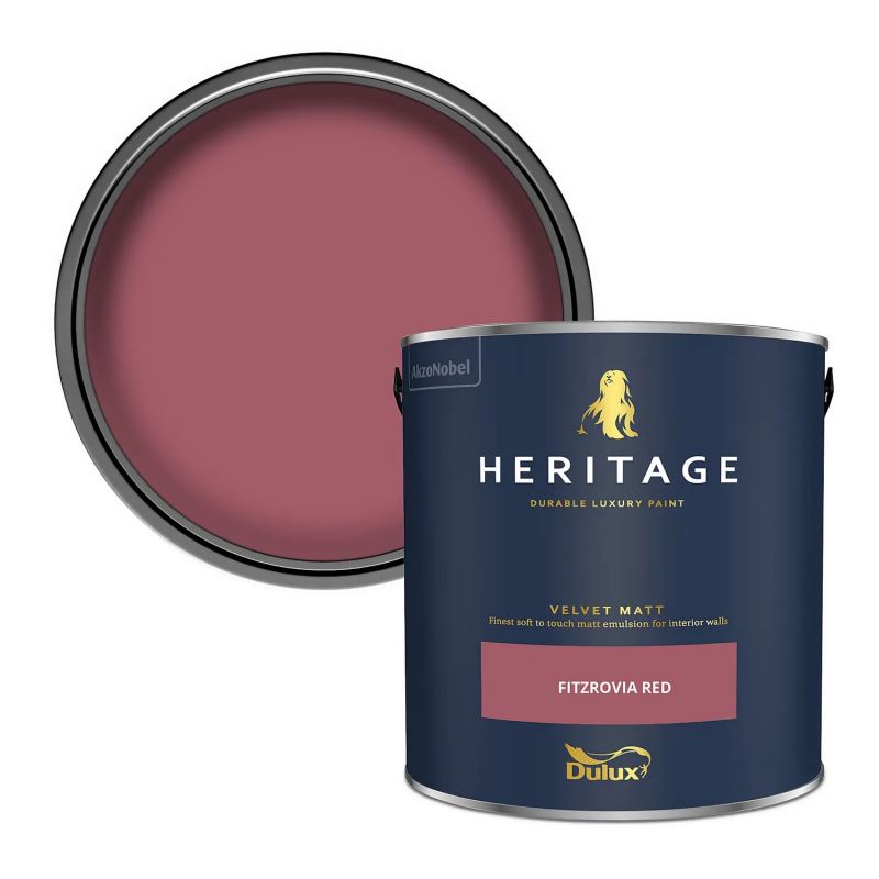 Dulux Heritage Matt Emulsion - Fitzrovia Red