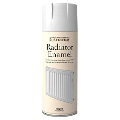 Rust-Oleum Radiator Enamel Spray Paint - White 400ml