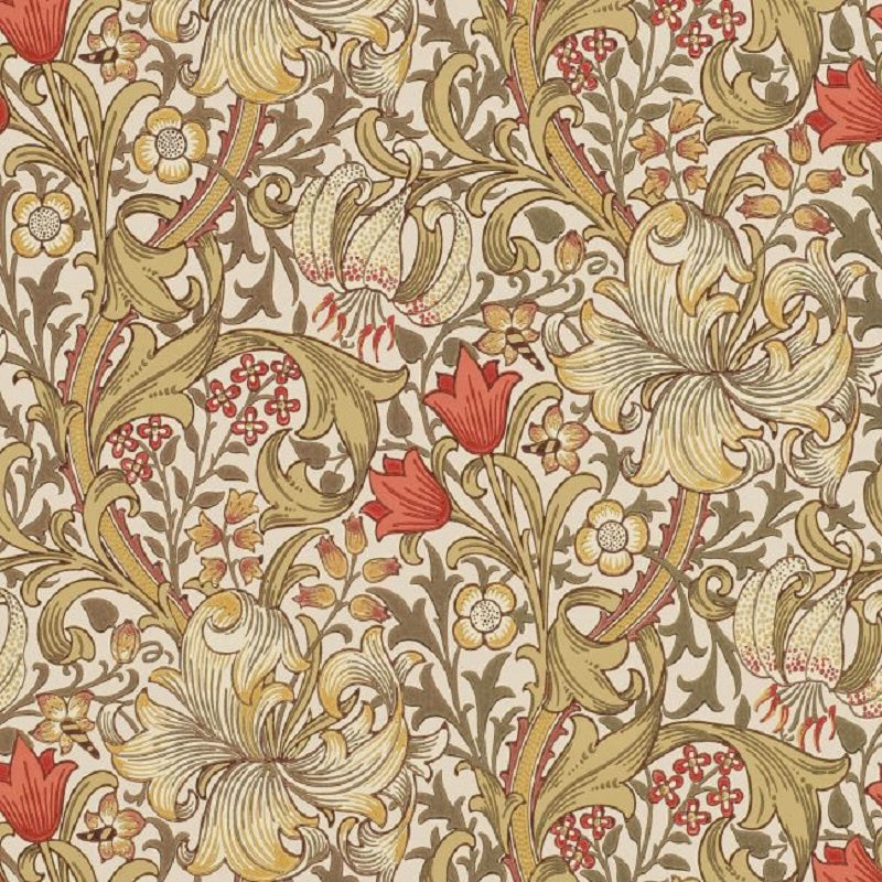 Morris & Co Golden Lily Wallpaper