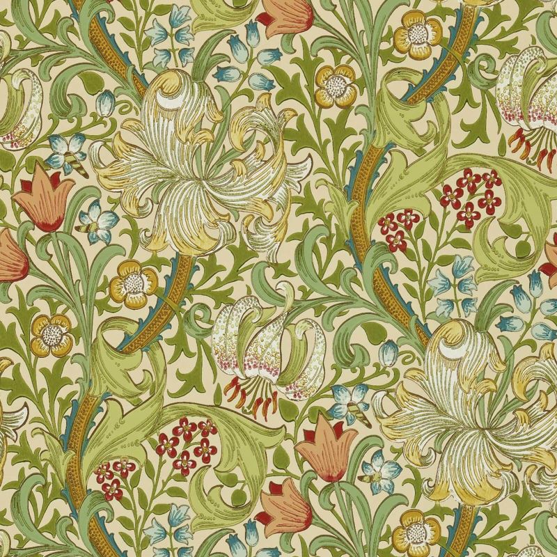 Morris & Co Golden Lily Wallpaper