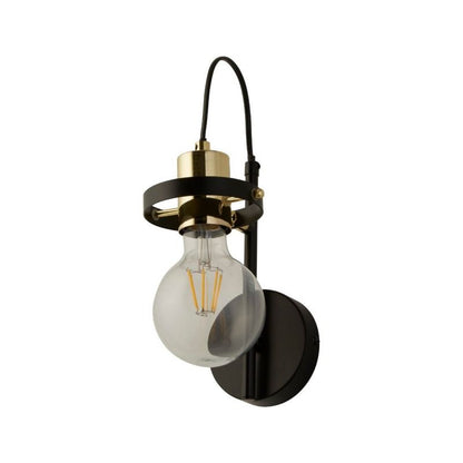 Pagazzi Hansel Wall Light Black & Brass