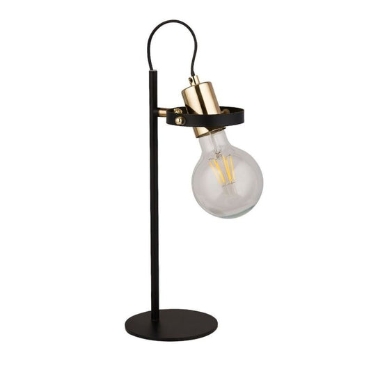 Pagazzi Hansel 1 light Table Lamp Black & Brass