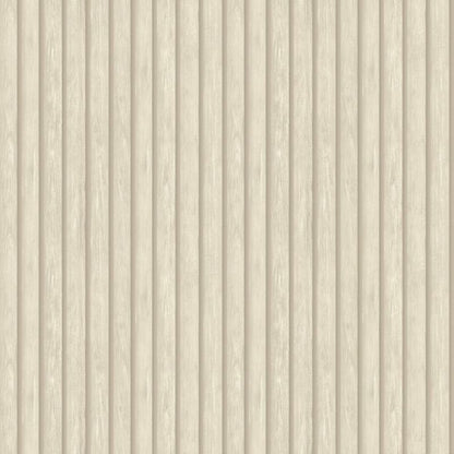 Wooden Slat Panelled Wallpaper