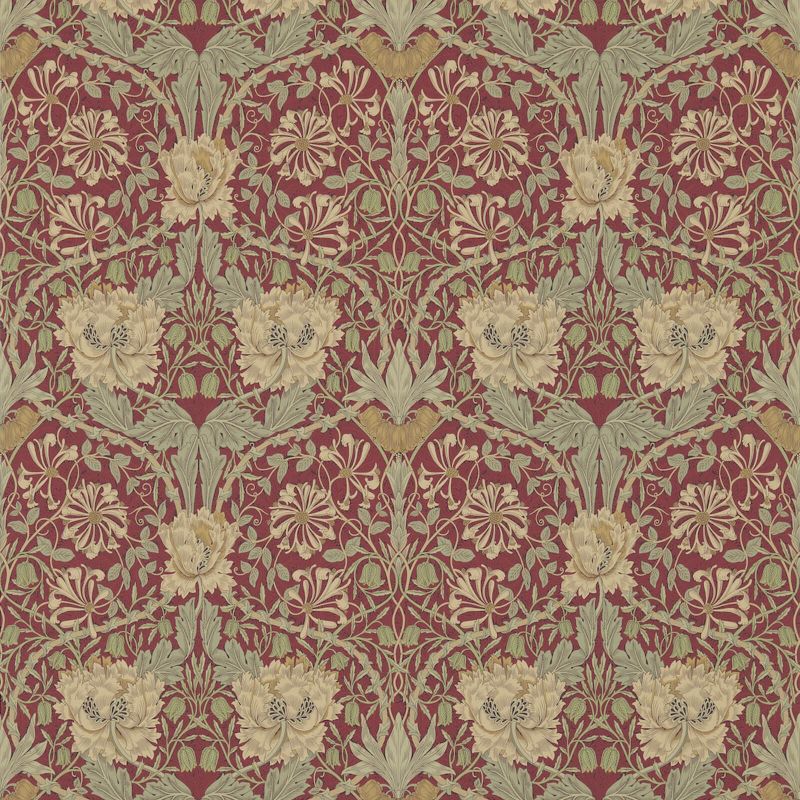 Morris & Co Honeysuckle & Tulip Wallpaper